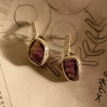 Carica l'immagine nel visualizzatore di Gallery, Orecchini ametista