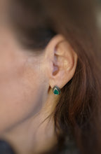 Load image into Gallery viewer, orecchini agata verde