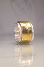 Carica l'immagine nel visualizzatore di Gallery, anello in Argento 925 o Bronzo e Argento