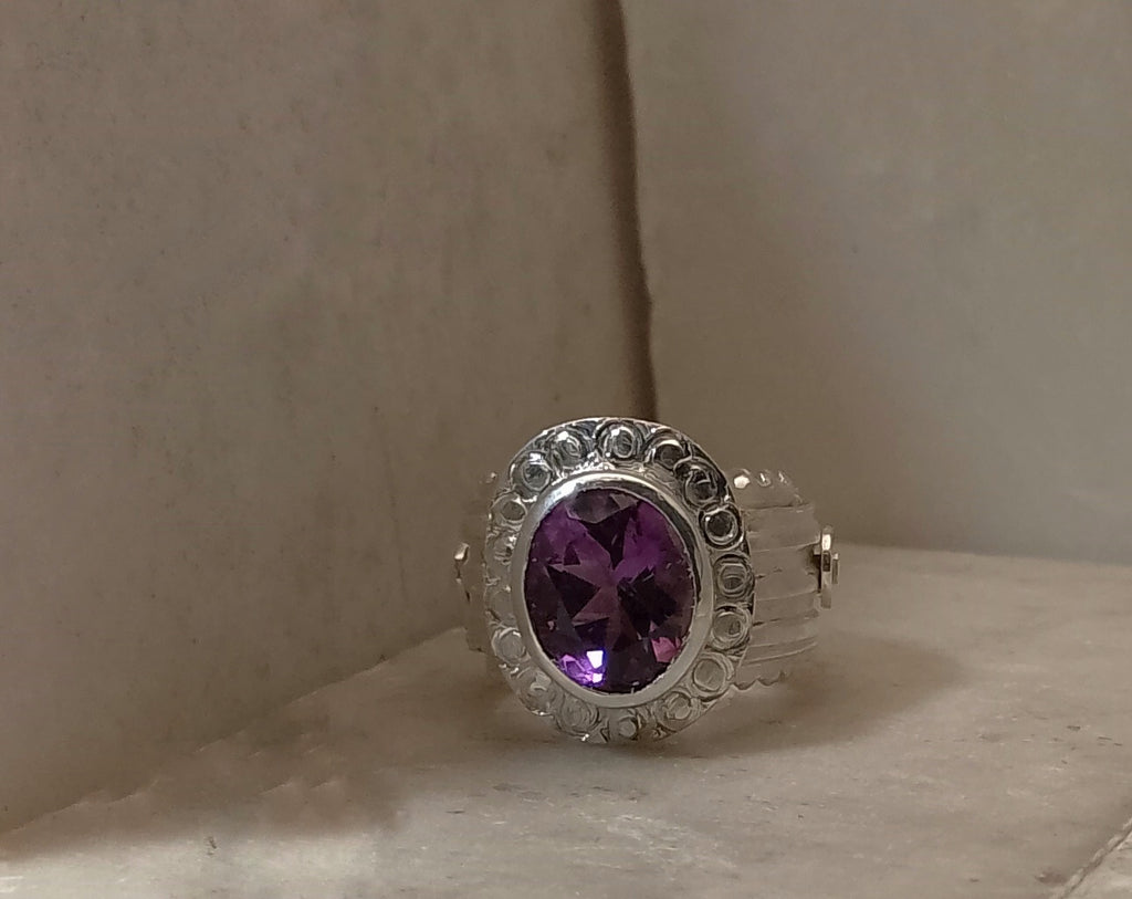 Anello Fascia Ametista