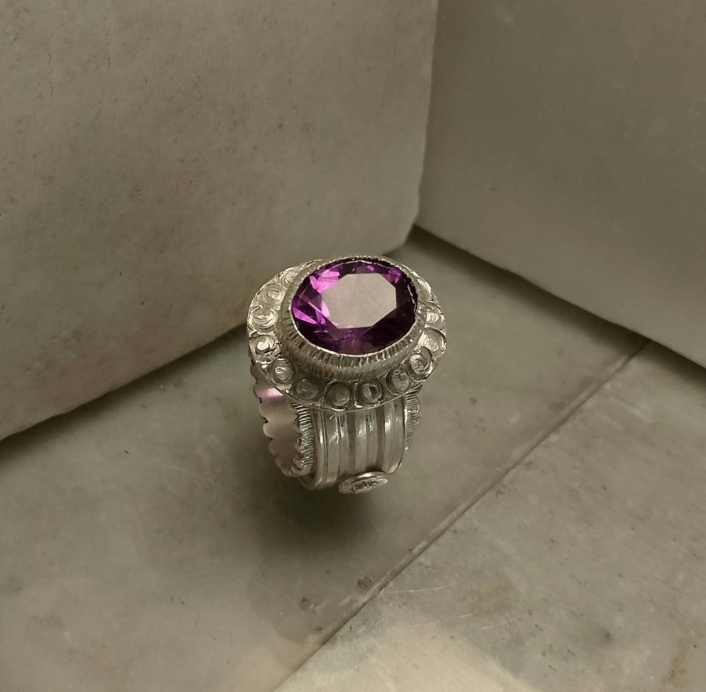 Anello Fascia Ametista