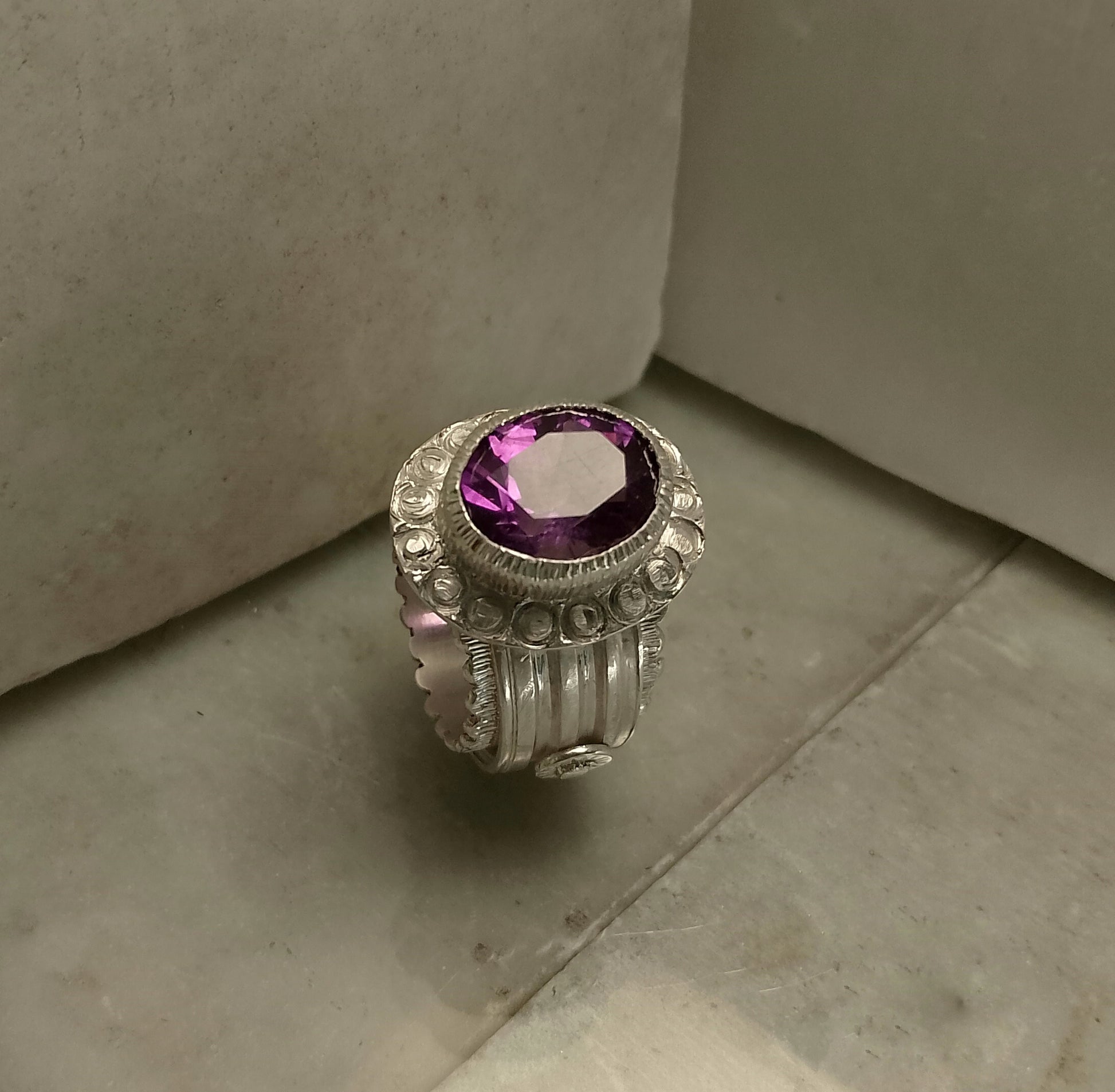 Anello Fascia Ametista