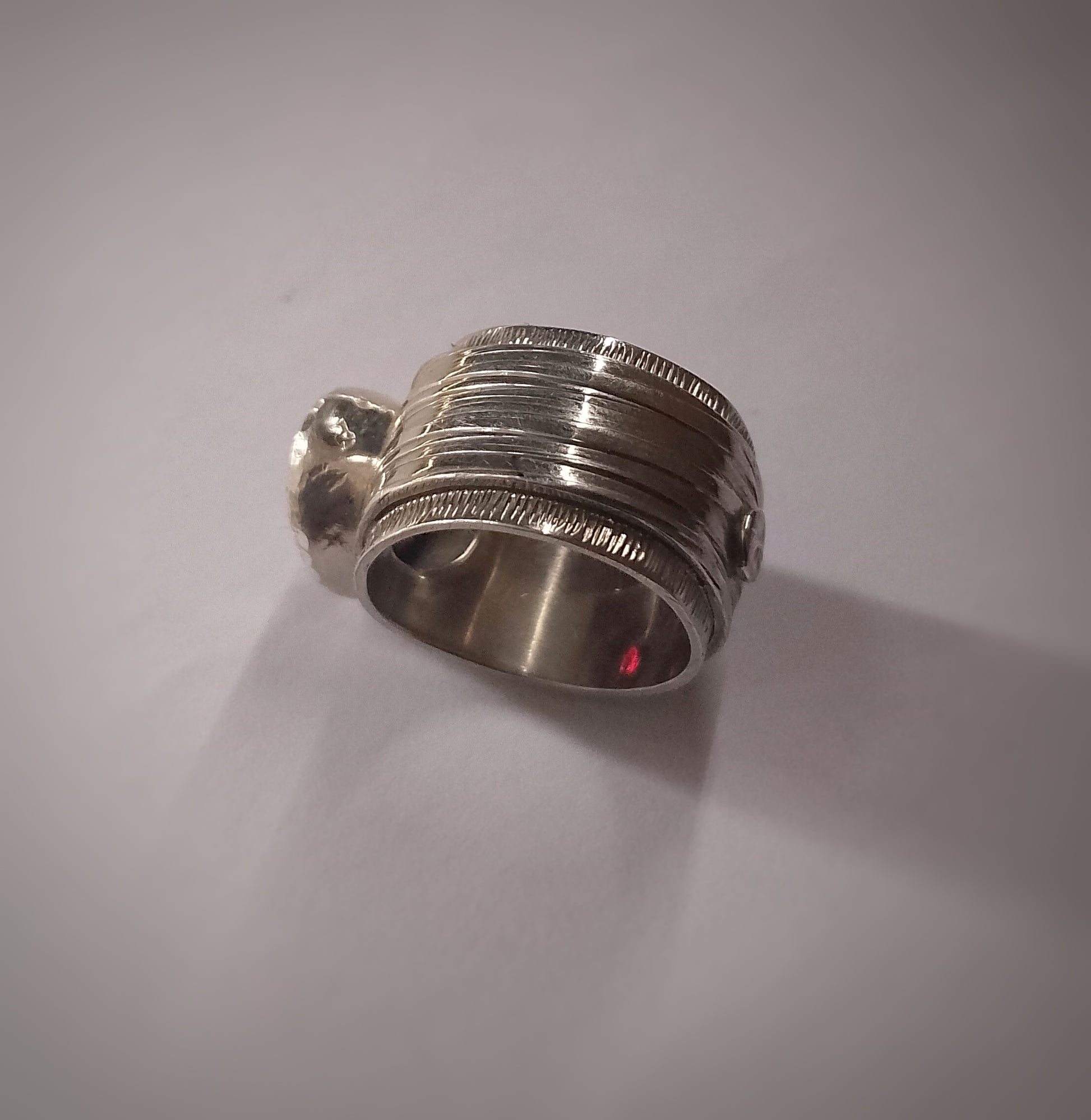 Garnet Band Ring