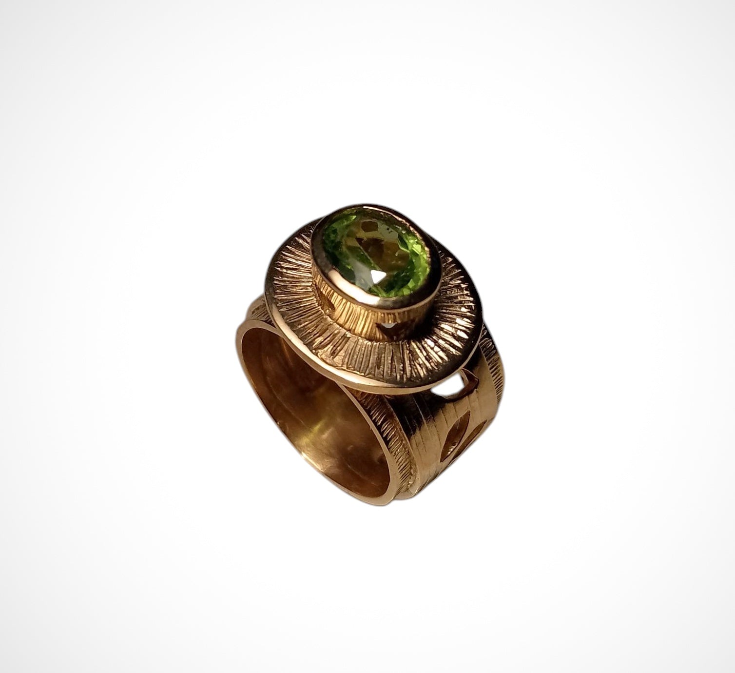 Anello Fascia  peridoto