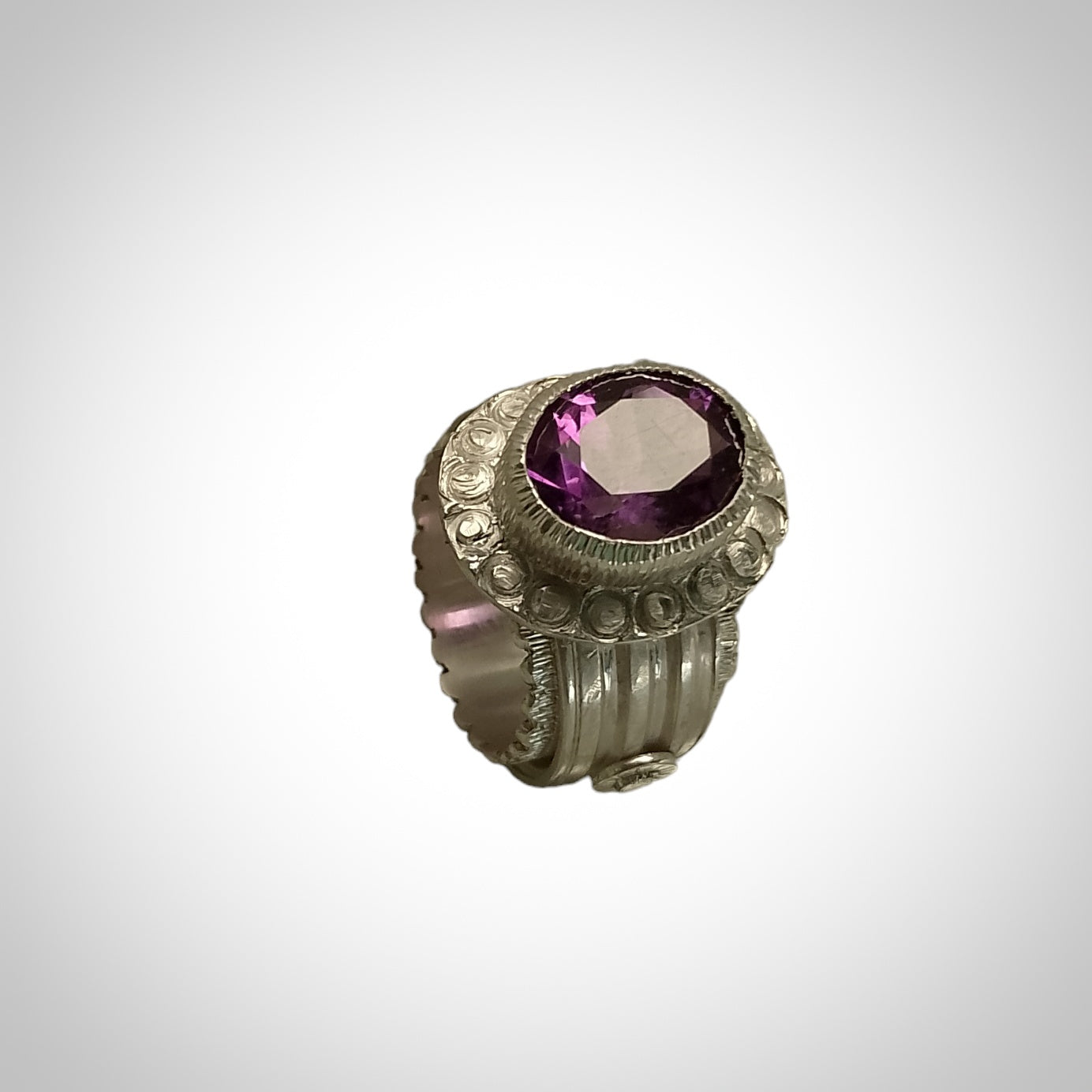 Anello Fascia Ametista