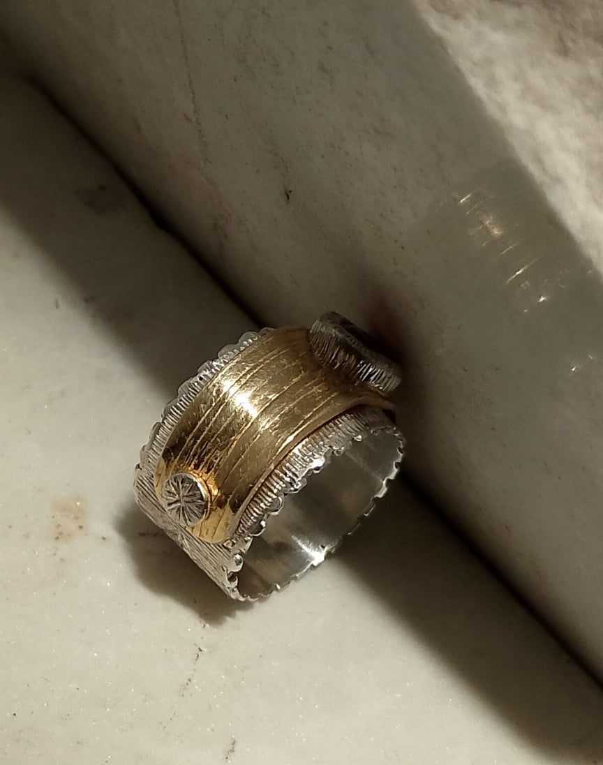 Garnet Band Ring