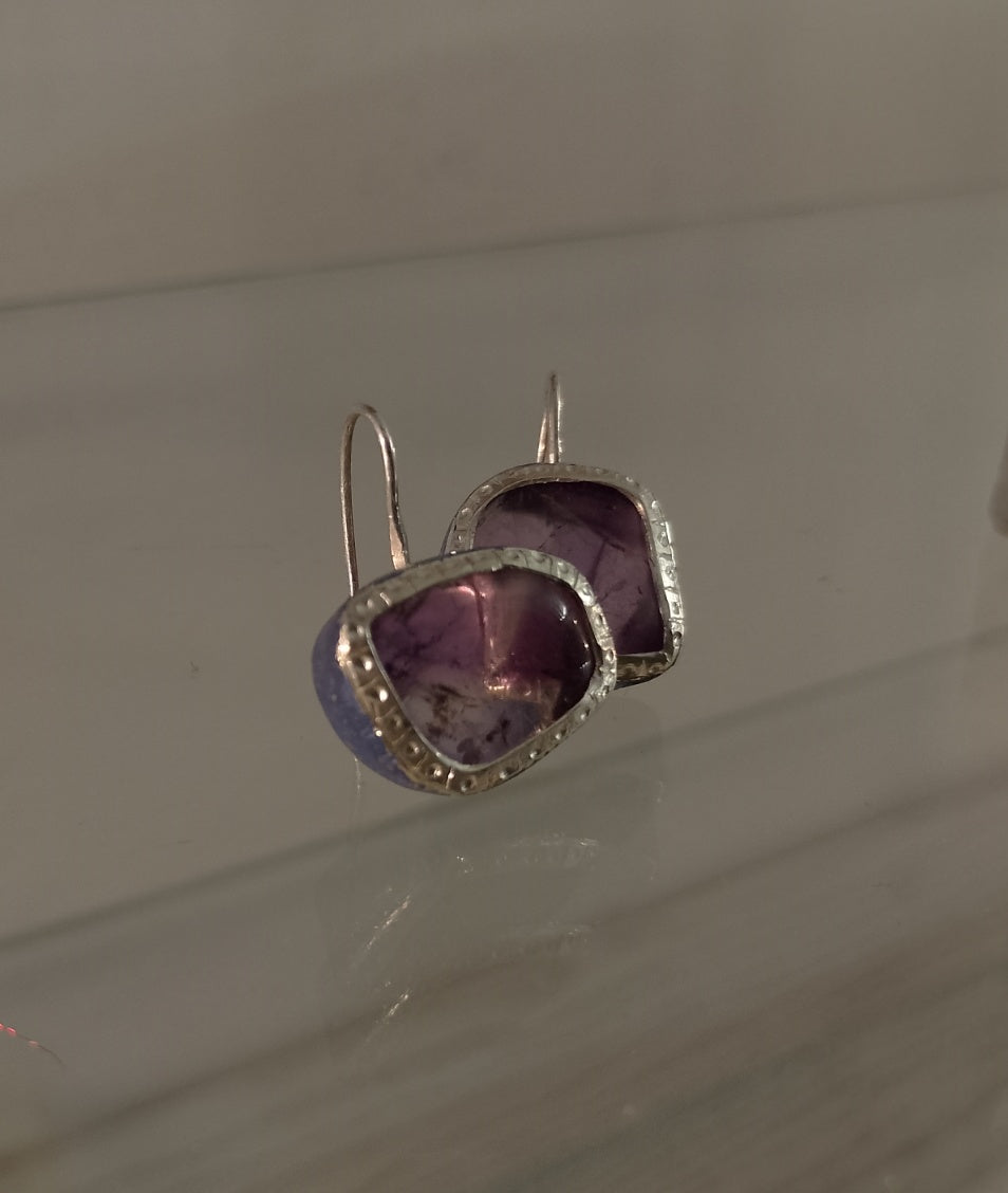 Orecchini Viola del caraibi