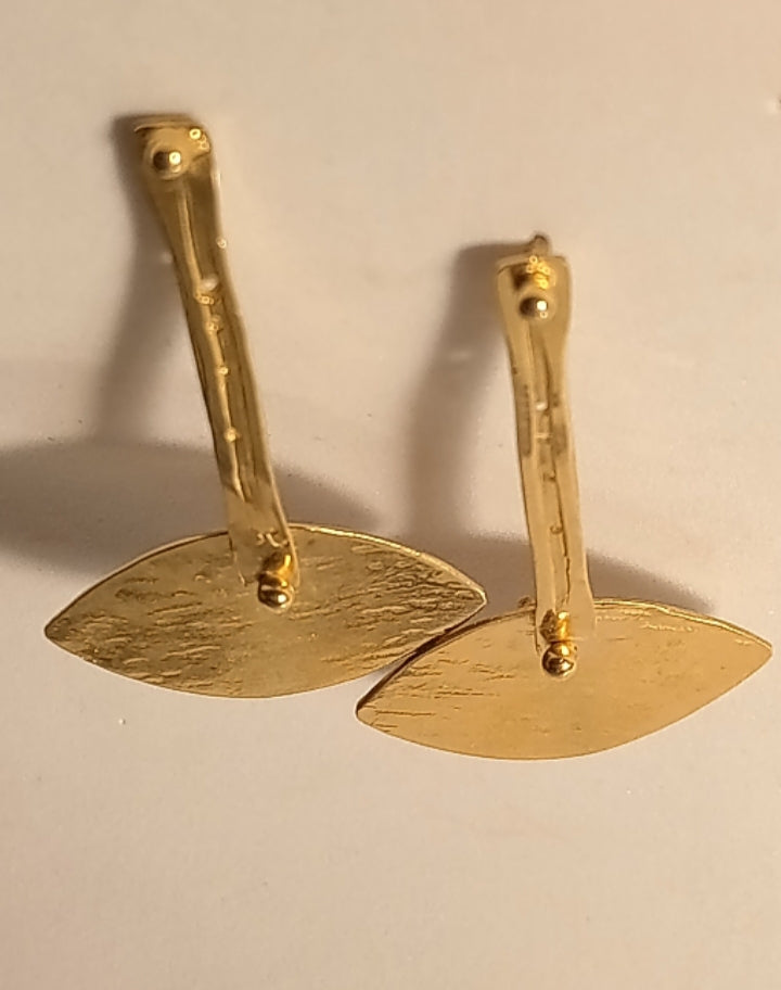 Orecchini Almendra — Pendenti Artigianali in Argento e Bronzo